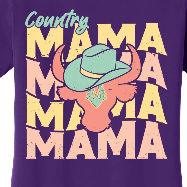 Country Mama Cowgirl Cute Mom Gift Women's T-Shirt