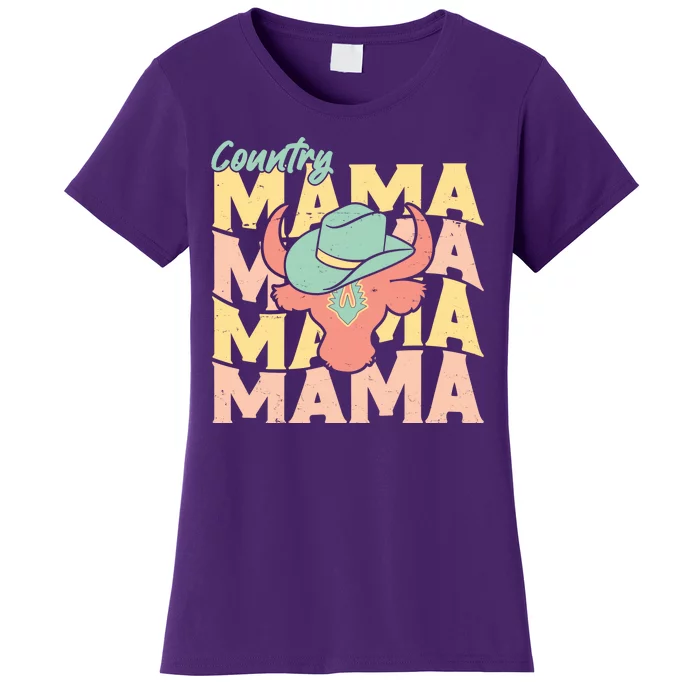 Country Mama Cowgirl Cute Mom Gift Women's T-Shirt