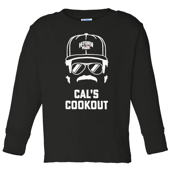 Cal Mcnair Cals Cookout Toddler Long Sleeve Shirt