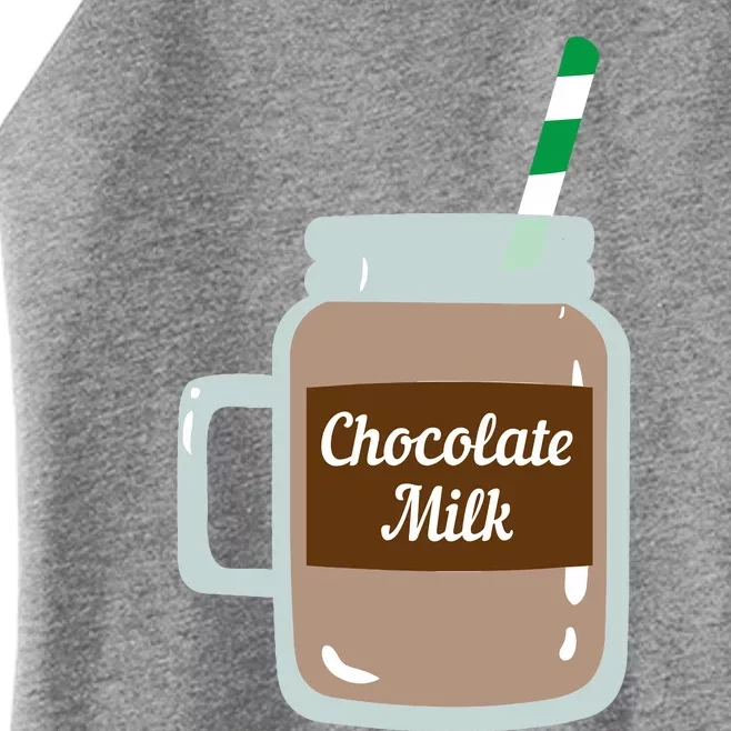 Chocolate Milk Cute Dairy Lovers Funny Gift Women’s Perfect Tri Rocker Tank