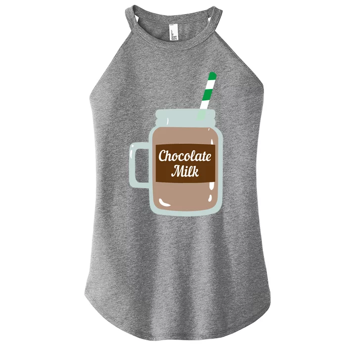 Chocolate Milk Cute Dairy Lovers Funny Gift Women’s Perfect Tri Rocker Tank