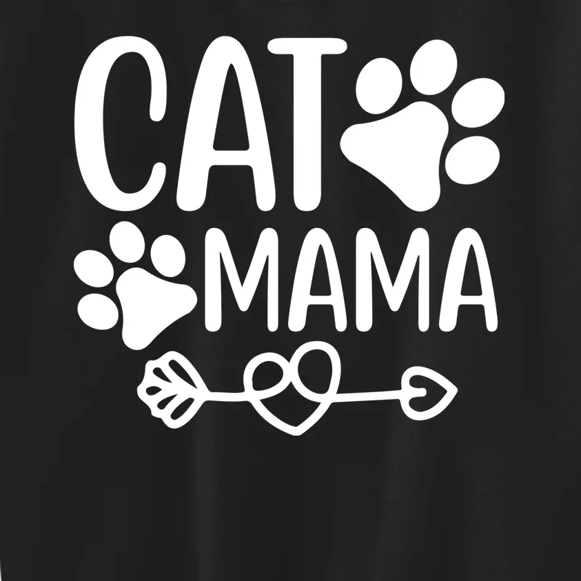 Cat Mama Kids Sweatshirt