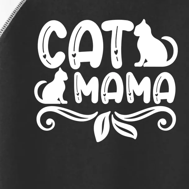 Cat Mama Toddler Fine Jersey T-Shirt