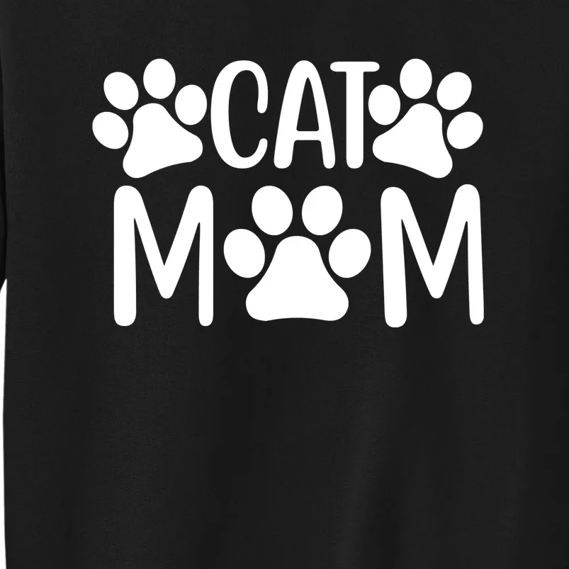 Cat Mom Tall Sweatshirt