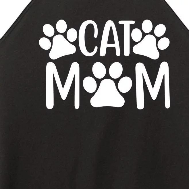 Cat Mom Women’s Perfect Tri Rocker Tank