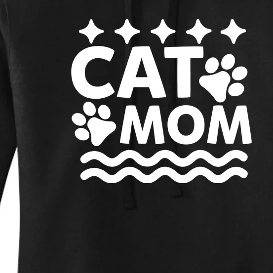 Cat Mom Women's Pullover Hoodie