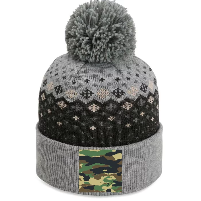 Camo Military The Baniff Cuffed Pom Beanie