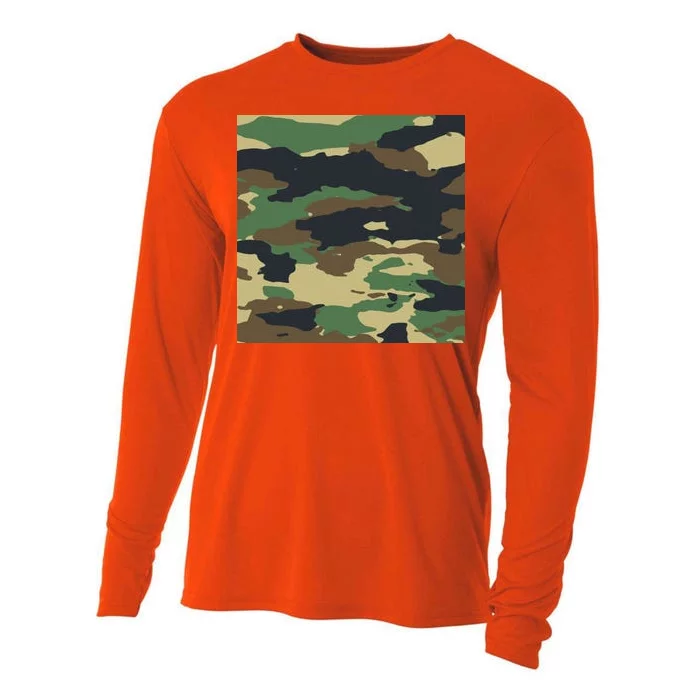 Camo Military Cooling Performance Long Sleeve Crew