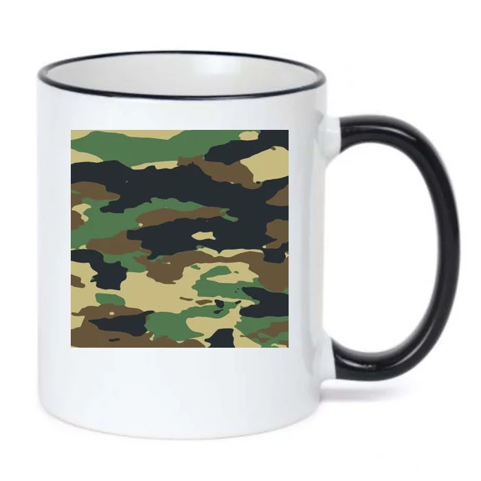 Camo Military Black Color Changing Mug