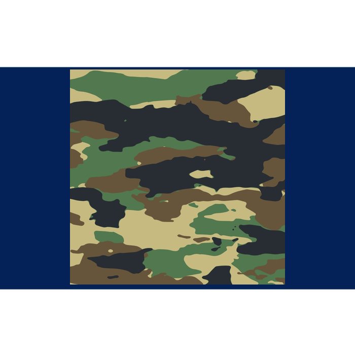 Camo Military Bumper Sticker