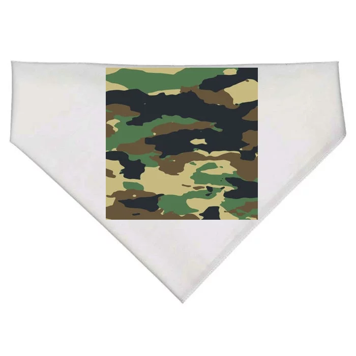 Camo Military USA-Made Doggie Bandana