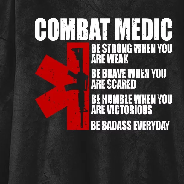 Combat Medic Hooded Wearable Blanket