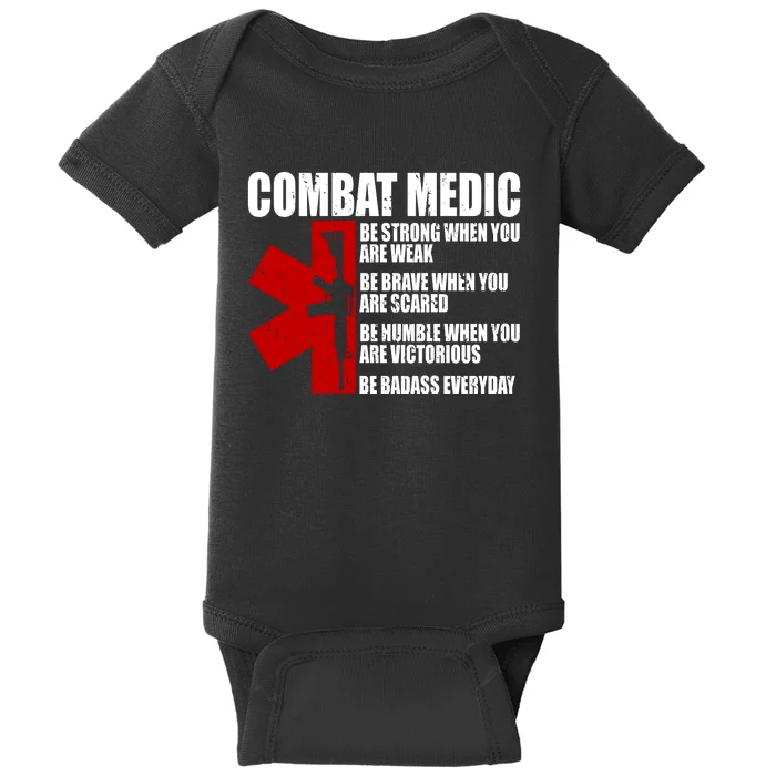 Combat Medic Baby Bodysuit