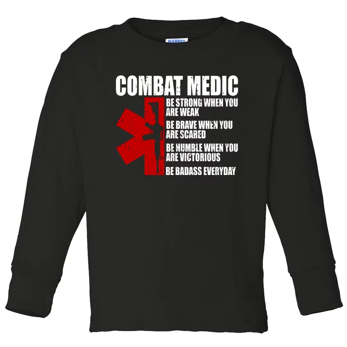 Combat Medic Toddler Long Sleeve Shirt