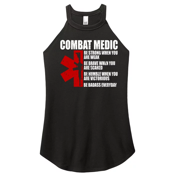 Combat Medic Women’s Perfect Tri Rocker Tank