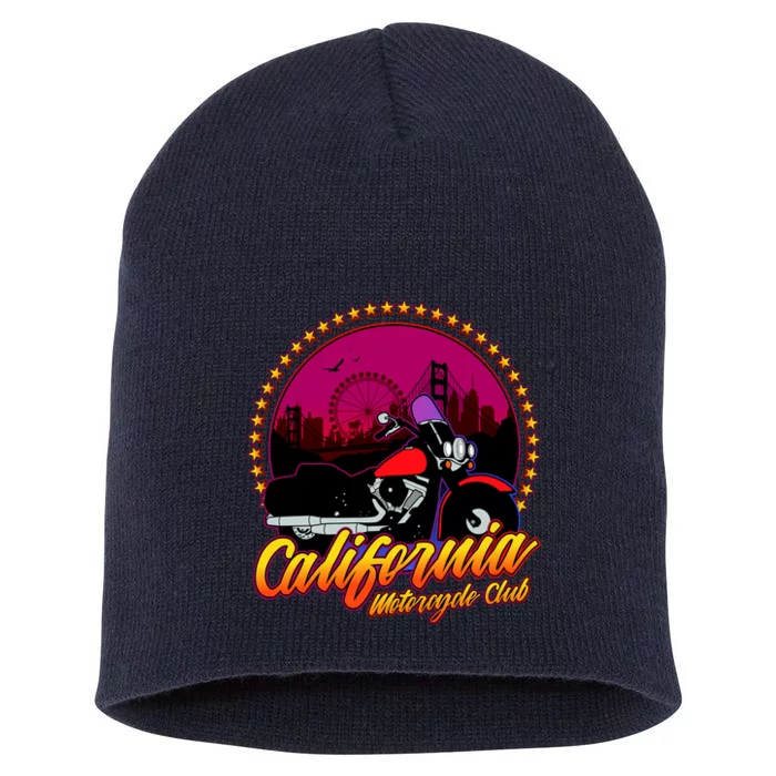 California Motorcycle Club Short Acrylic Beanie