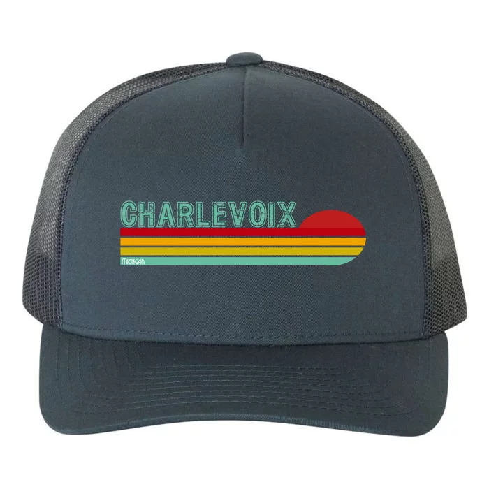 Charlevoix Michigan Yupoong Adult 5-Panel Trucker Hat