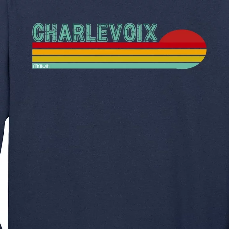 Charlevoix Michigan Tall Long Sleeve T-Shirt