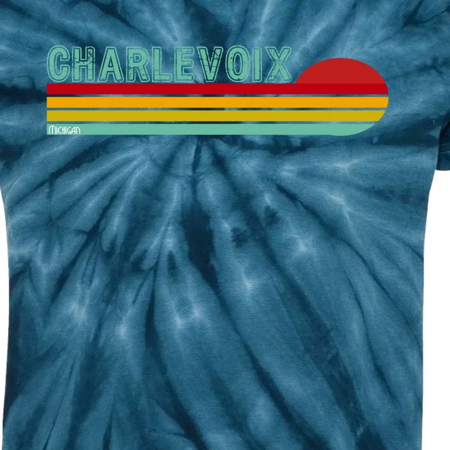 Charlevoix Michigan Kids Tie-Dye T-Shirt