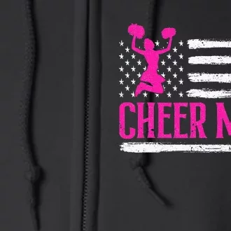 Cheer Mom Cheerleading Cheerleader Full Zip Hoodie