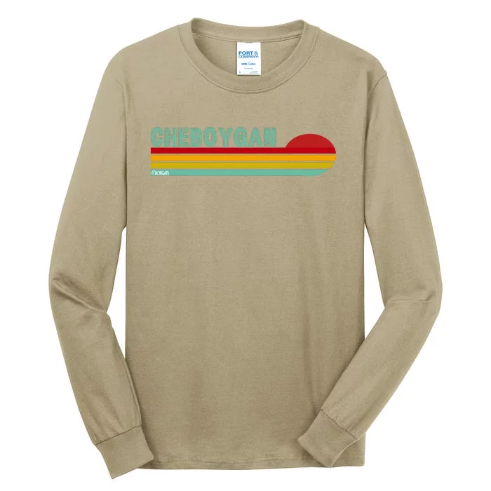 Cheboygan Michigan Tall Long Sleeve T-Shirt