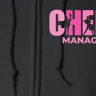 Cheer Manager Cheerleading Full Zip Hoodie