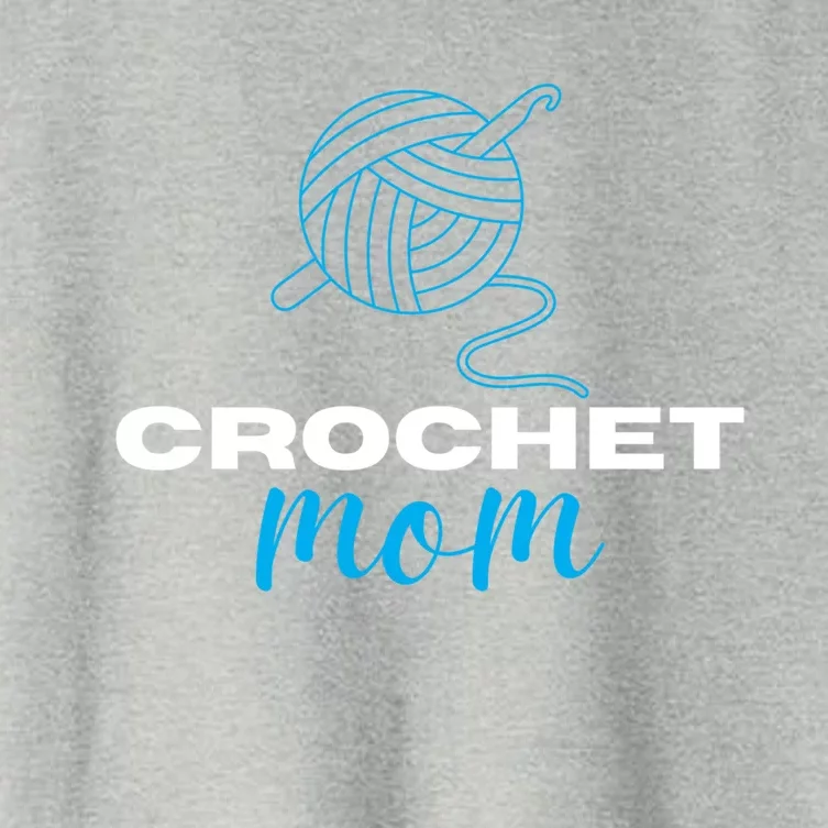 Crochet Mom Crocheter Knitting Crocheting Lovers Gift Women's Crop Top Tee