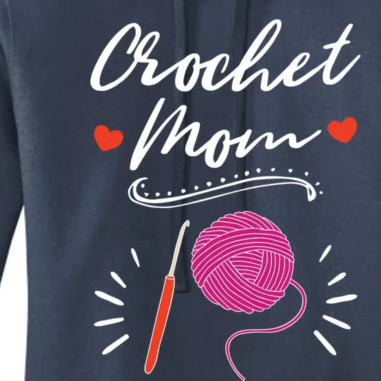 Crochet Mom Crocheting Yarn Lover Crocheter Great Gift Women's Pullover Hoodie