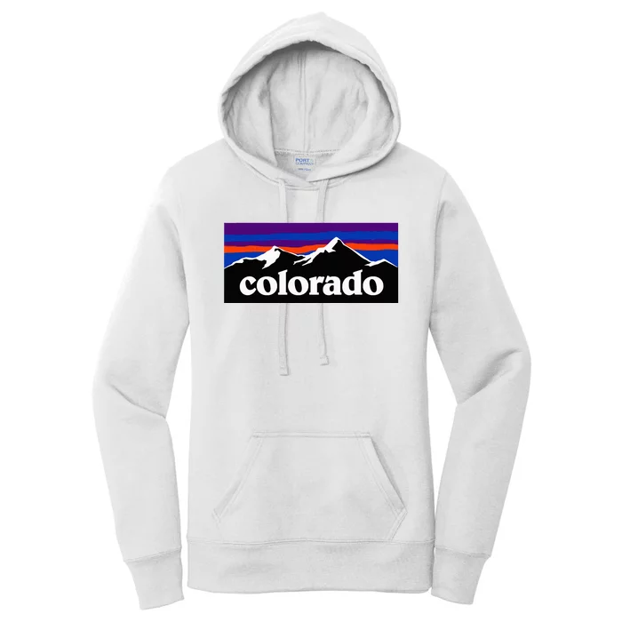 Colorado Mountains Women's Pullover Hoodie