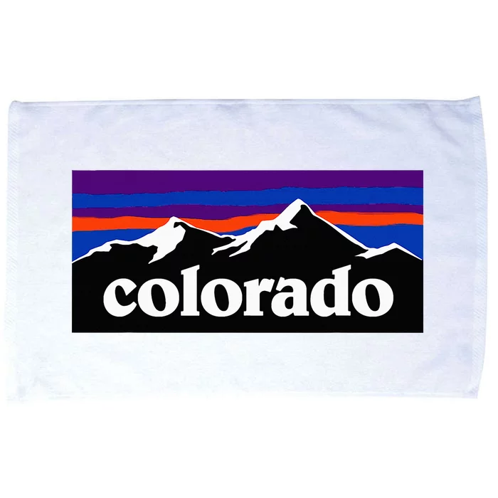 Colorado Mountains Microfiber Hand Towel