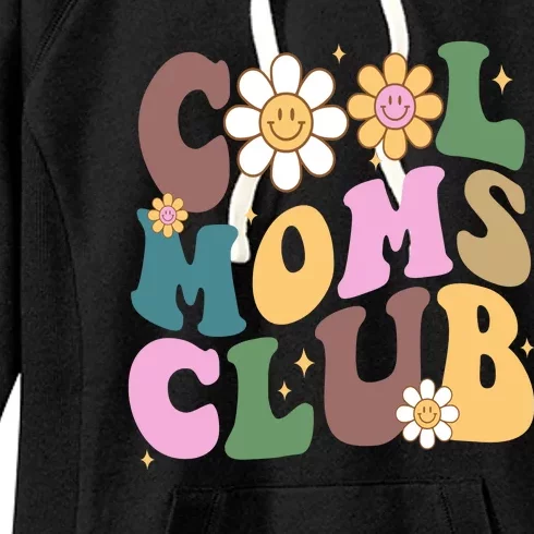 Cool Mom Club Floral Mothers Day Women's Fleece Hoodie