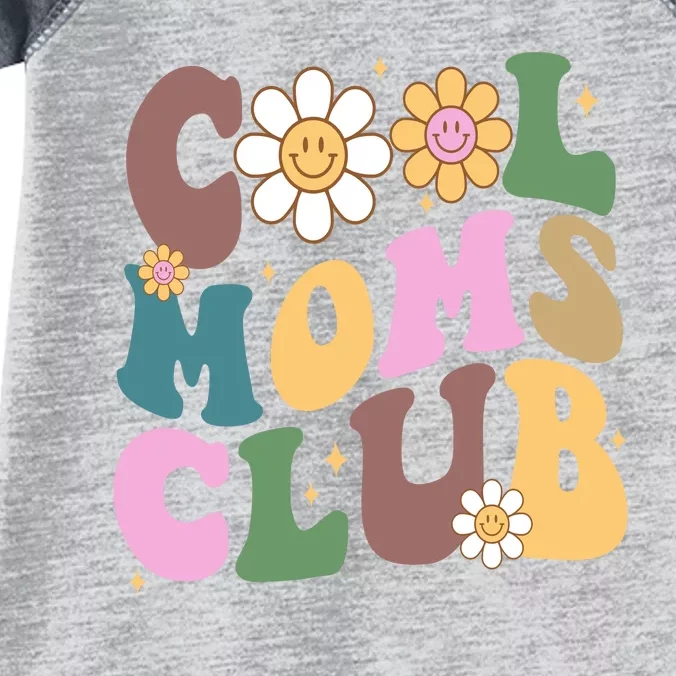 Cool Mom Club Floral Mothers Day Infant Baby Jersey Bodysuit