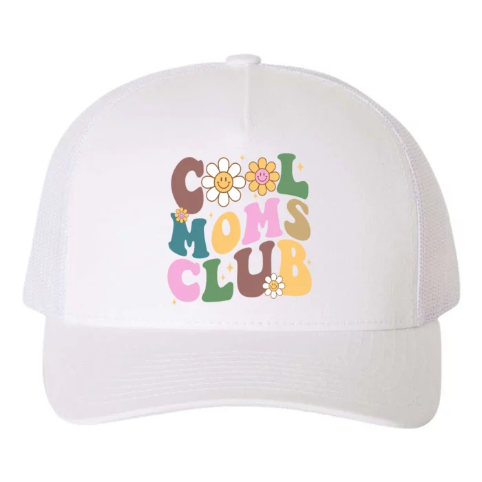 Cool Mom Club Floral Mothers Day Yupoong Adult 5-Panel Trucker Hat