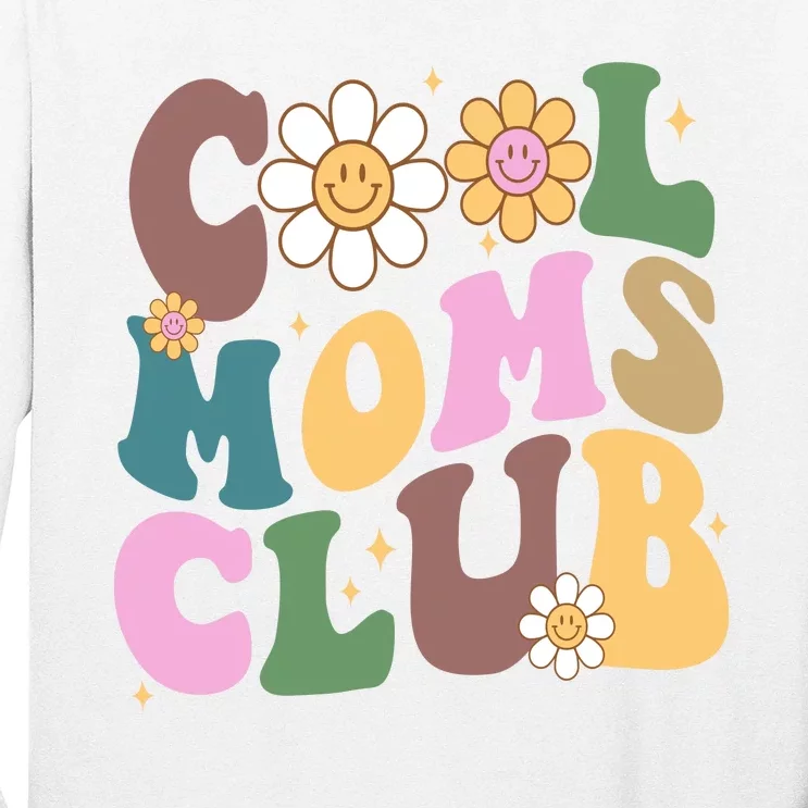 Cool Mom Club Floral Mothers Day Long Sleeve Shirt