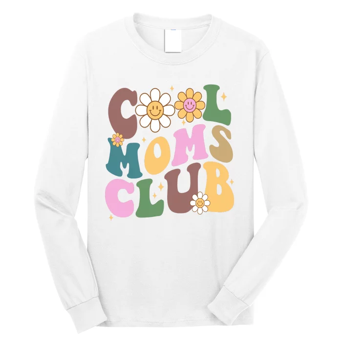 Cool Mom Club Floral Mothers Day Long Sleeve Shirt