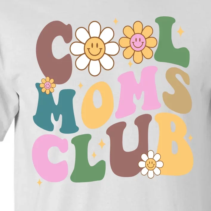 Cool Mom Club Floral Mothers Day Tall T-Shirt