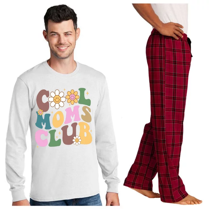 Cool Mom Club Floral Mothers Day Long Sleeve Pajama Set