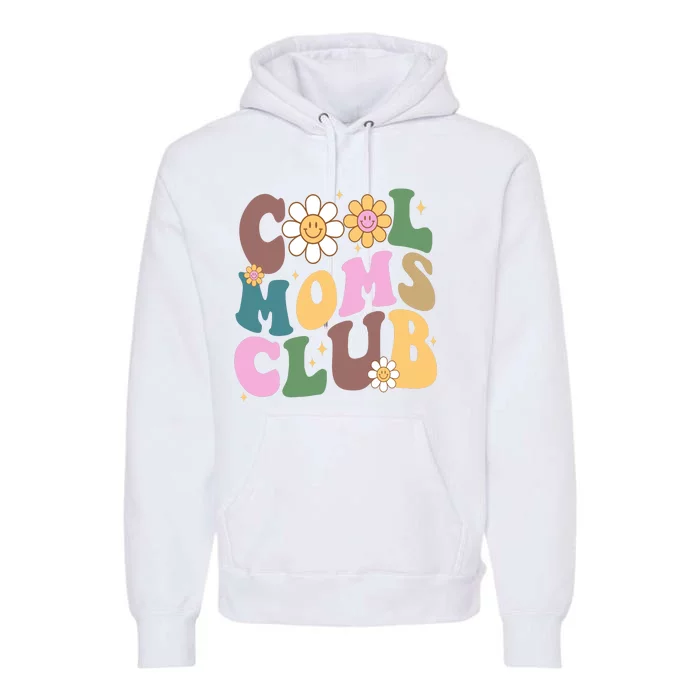 Cool Mom Club Floral Mothers Day Premium Hoodie