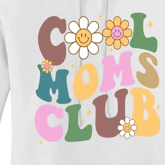 Cool Mom Club Floral Mothers Day Women's Pullover Hoodie