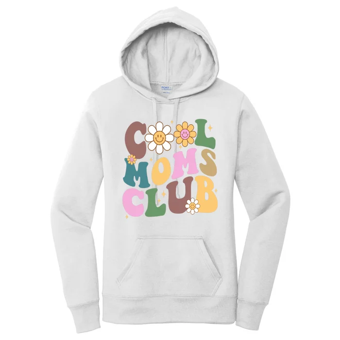 Cool Mom Club Floral Mothers Day Women's Pullover Hoodie