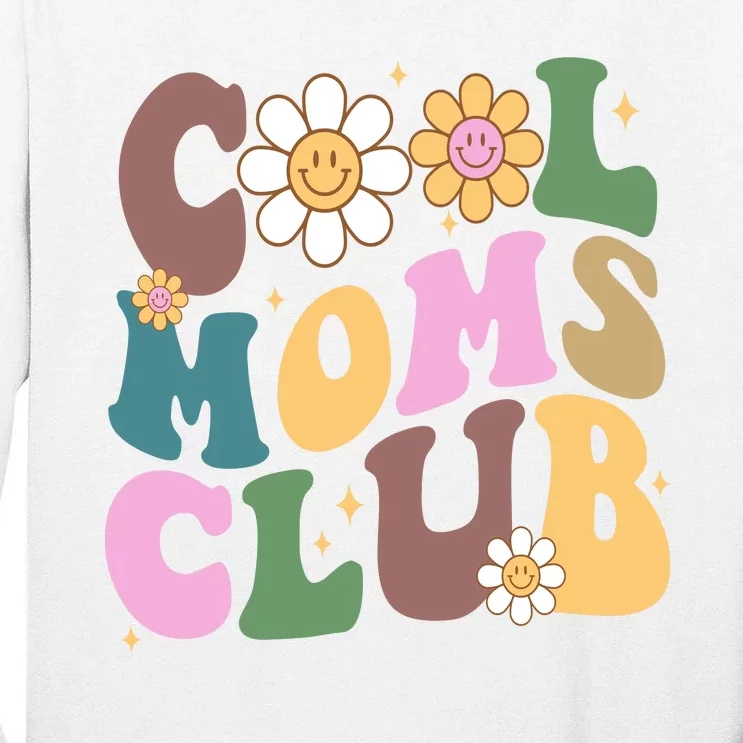 Cool Mom Club Floral Mothers Day Tall Long Sleeve T-Shirt