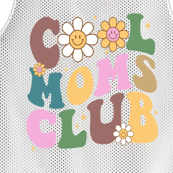 Cool Mom Club Floral Mothers Day Mesh Reversible Basketball Jersey Tank