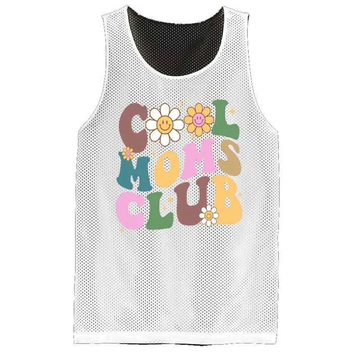 Cool Mom Club Floral Mothers Day Mesh Reversible Basketball Jersey Tank