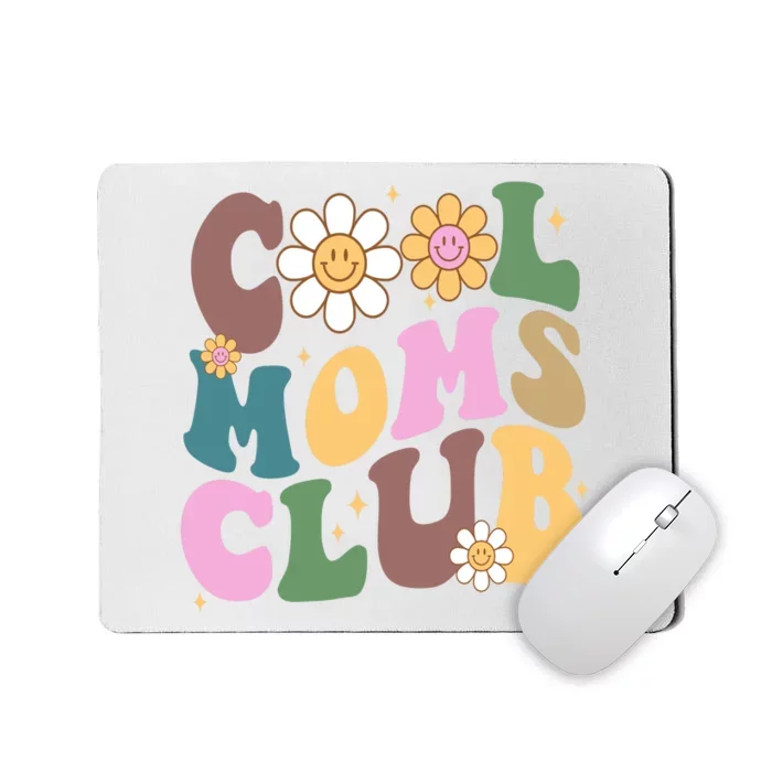 Cool Mom Club Floral Mothers Day Mousepad