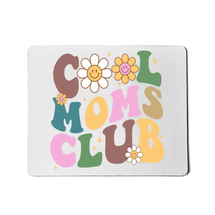 Cool Mom Club Floral Mothers Day Mousepad