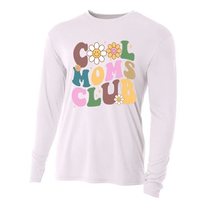 Cool Mom Club Floral Mothers Day Cooling Performance Long Sleeve Crew