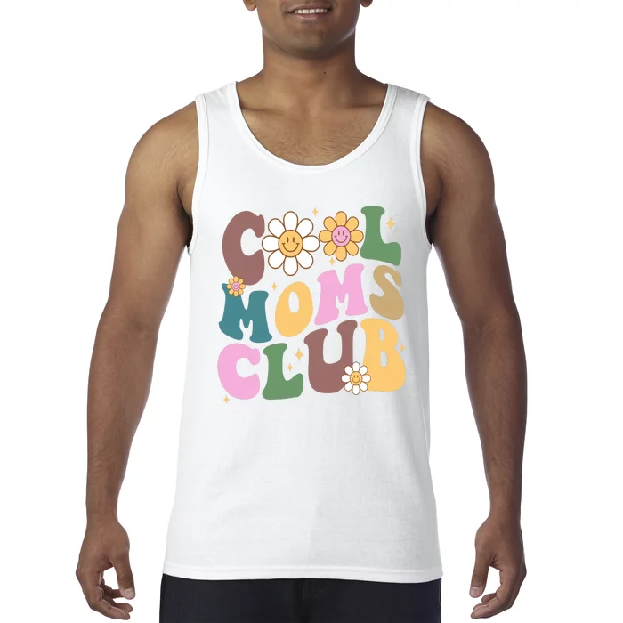 Cool Mom Club Floral Mothers Day Tank Top