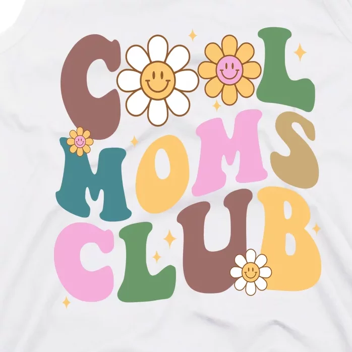 Cool Mom Club Floral Mothers Day Tank Top