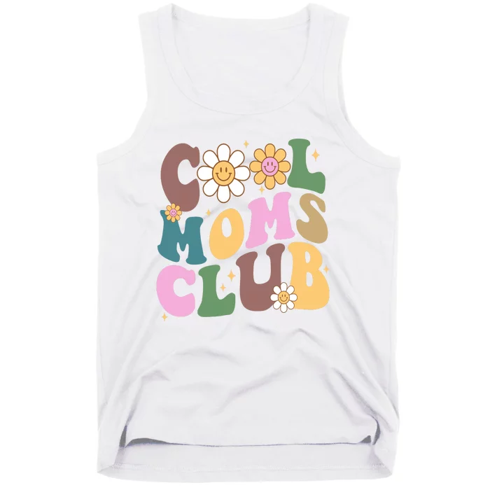 Cool Mom Club Floral Mothers Day Tank Top