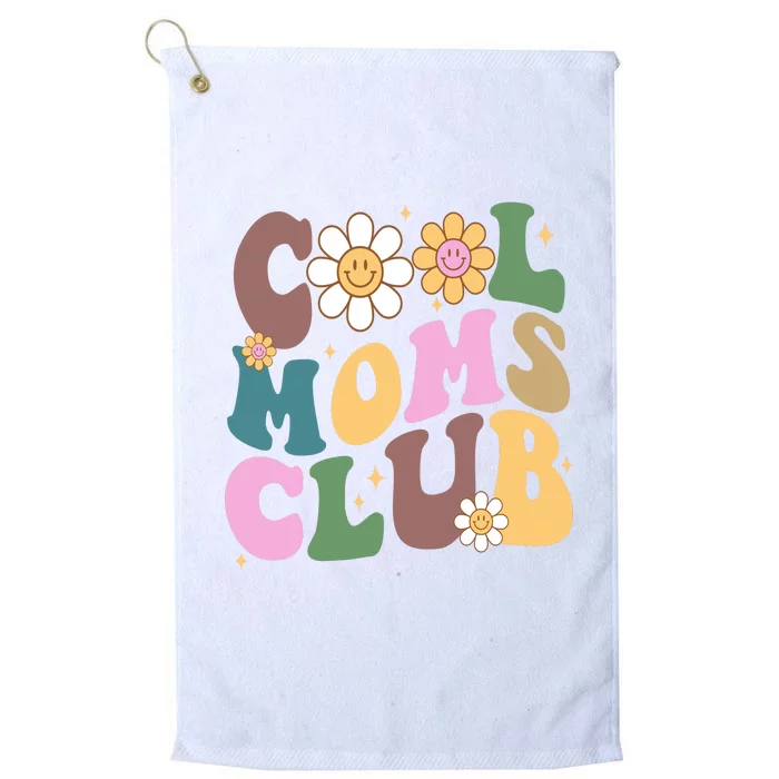 Cool Mom Club Floral Mothers Day Platinum Collection Golf Towel